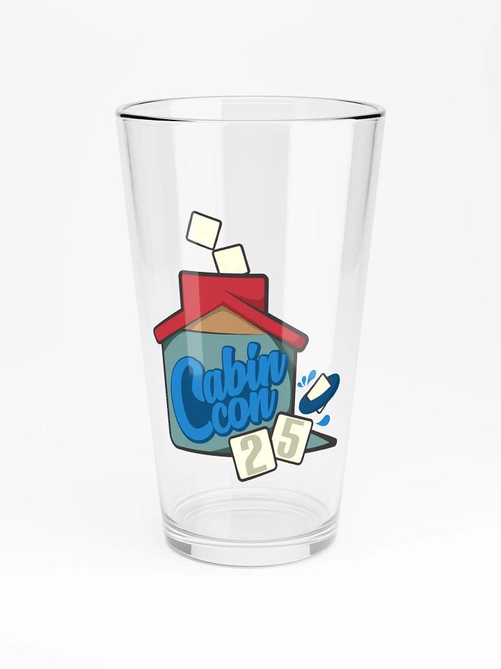Cabin Con 2025 alt logo pint glass product image (1)