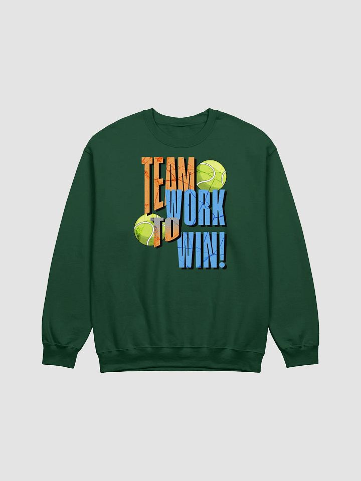 Team To Work Win Tennis Dynamic Crewneck Sweatshirt product image (3)