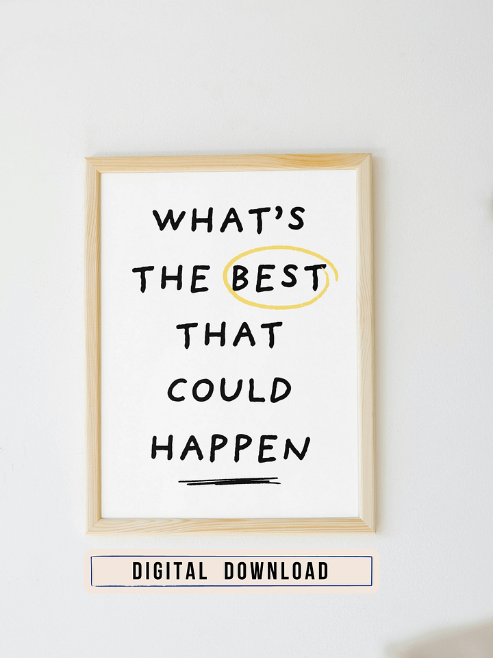 What's The Best That Could Happen product image (1)