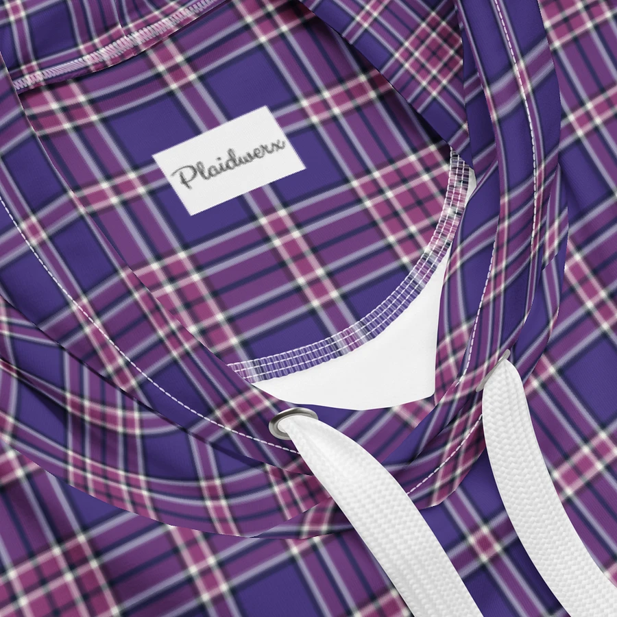 Purple Orchid and Violet Plaid Hoodie product image (10)