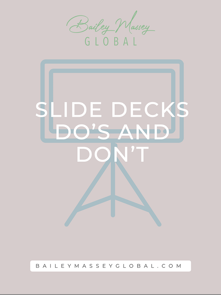 Slide Deck Do's and Don'ts product image (1)