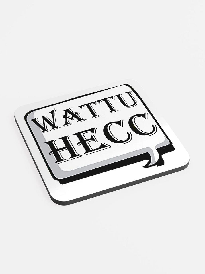 wattuhecc Glossed Cork Coaster product image (2)
