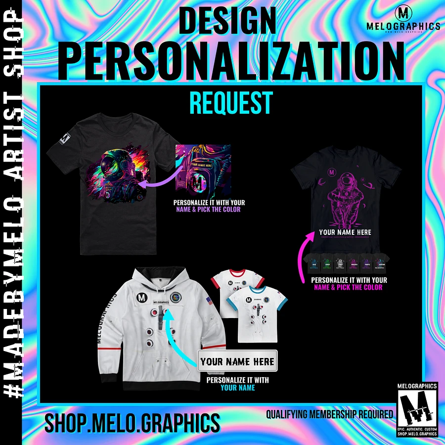 [FREE] Creative Service: Design Personalization - ELITE Members | #MadeByMELO product image (1)
