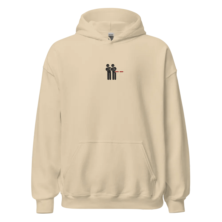 "Unimpressed" Embroidered Hoodie - Lights product image (5)