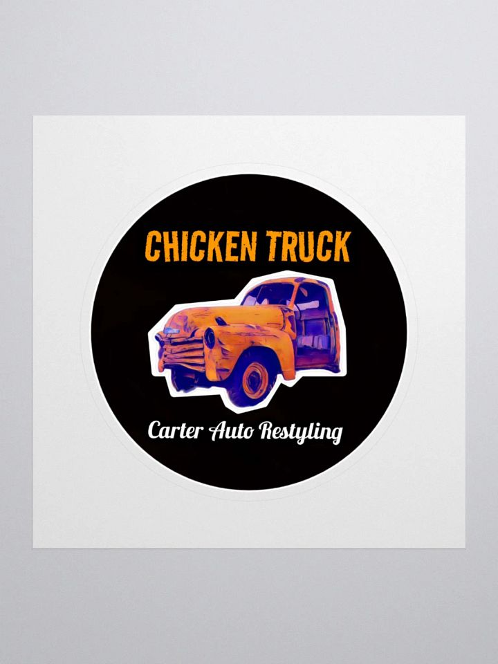 Chicken Truck Sticker product image (1)