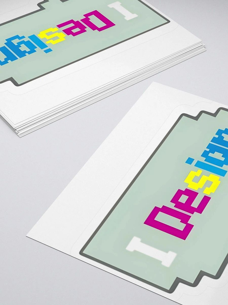 Pixelated Pride Kiss Cut Stickers product image (11)