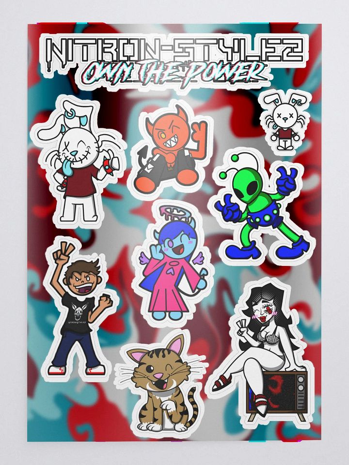 Nitron-Stylez - Character Sticker Sheet product image (1)