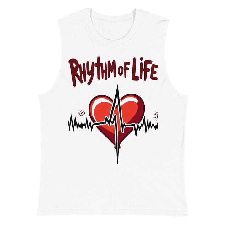 Heartbeat, Rhythm of life, ekg Muscle Tank product image (2)