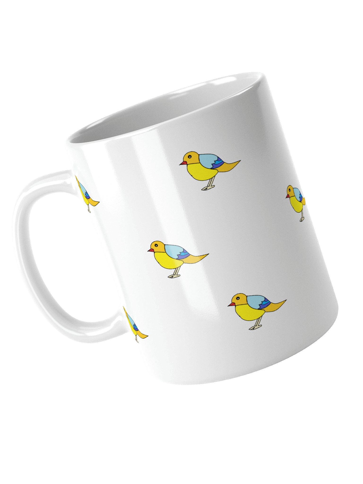 Sunny Birds White Glossy Mug product image (10)