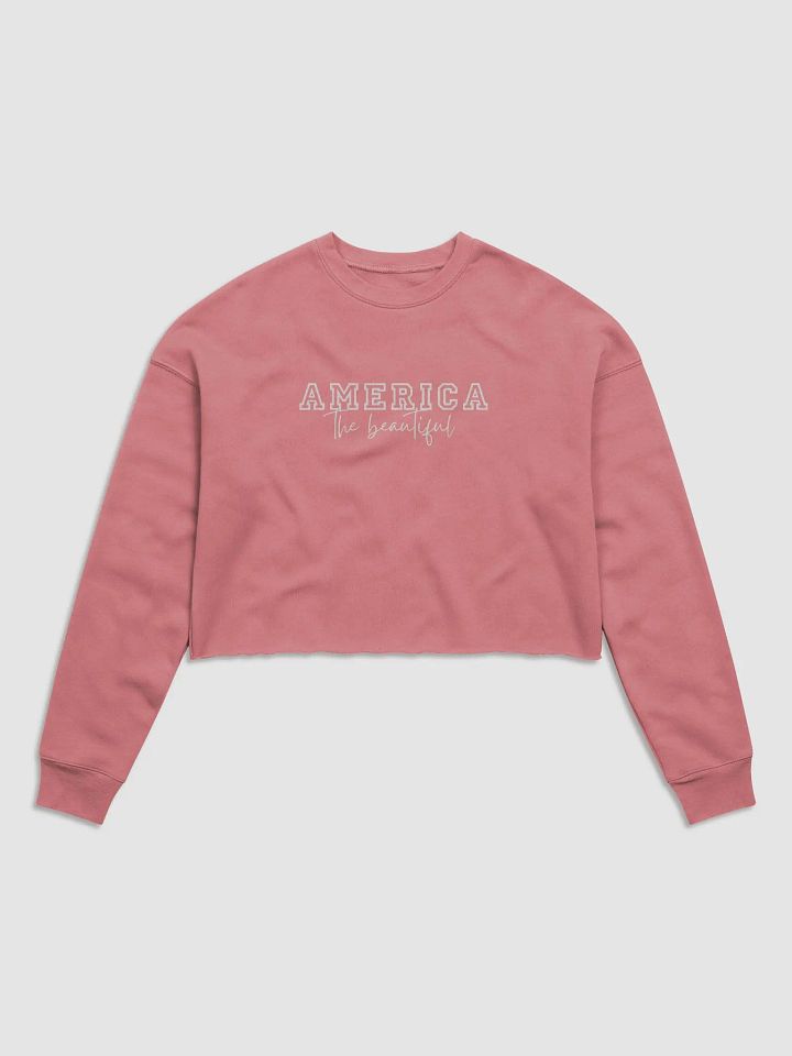 America the Beautiful Tee Crop Pullover product image (1)