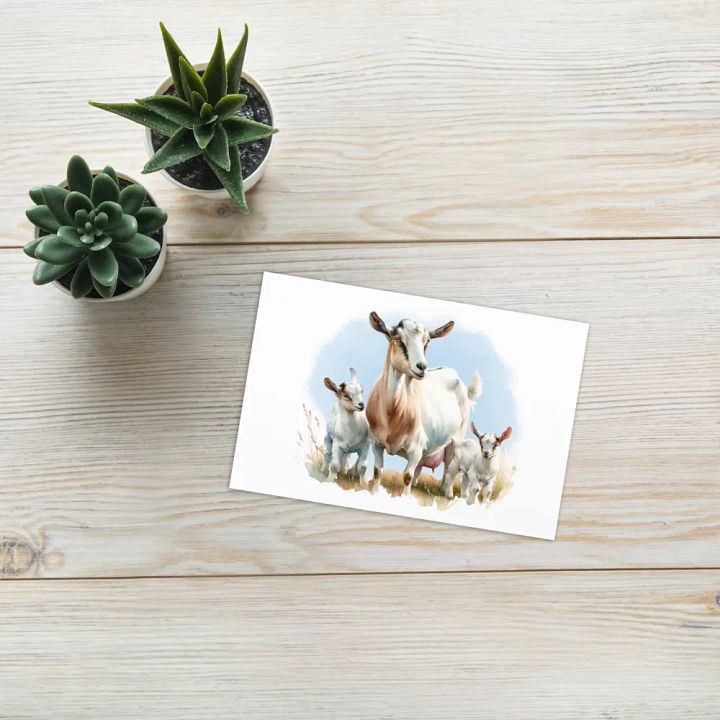 Nigerian Dwarf Mama - Greeting Card product image (1)