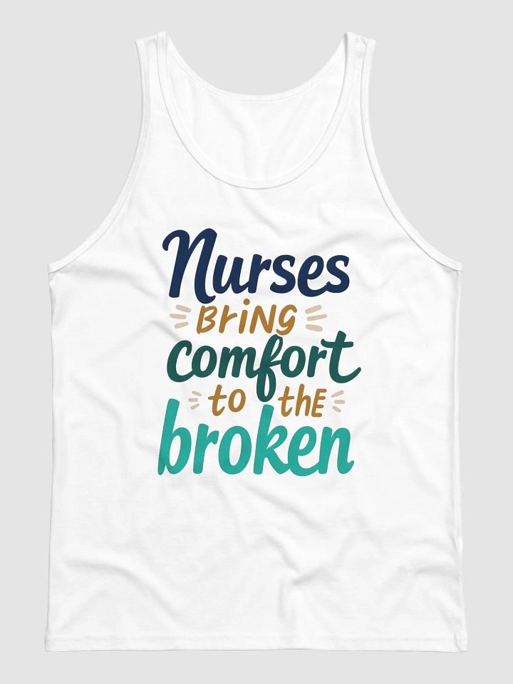 Comforting Nurses Typographic Tank product image (3)