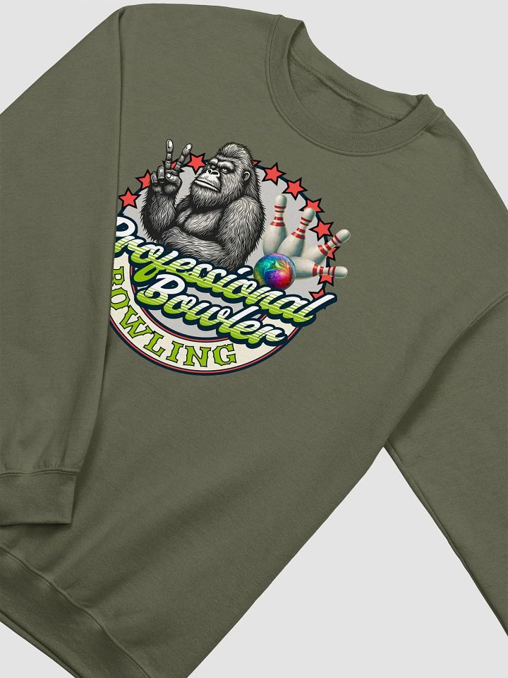 Professional Bowler Sasquatch Bowling Graphic Sweatshirt product image (12)