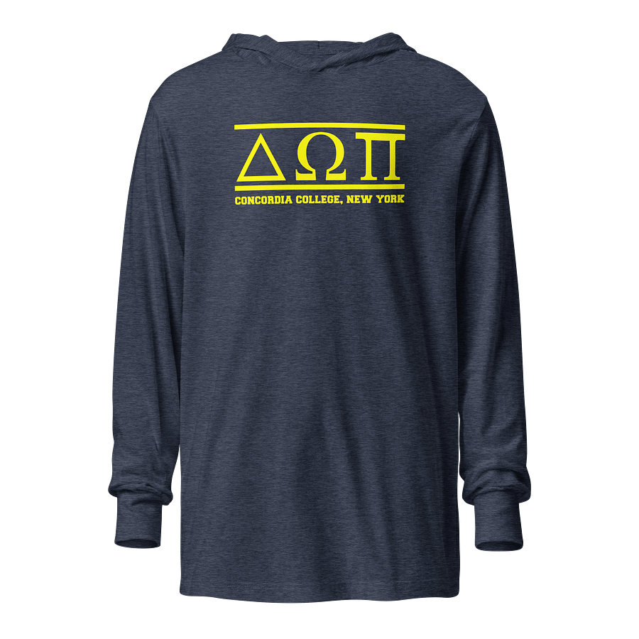 Delta Omega Pi - Long Sleeve Hooded Tee product image (6)