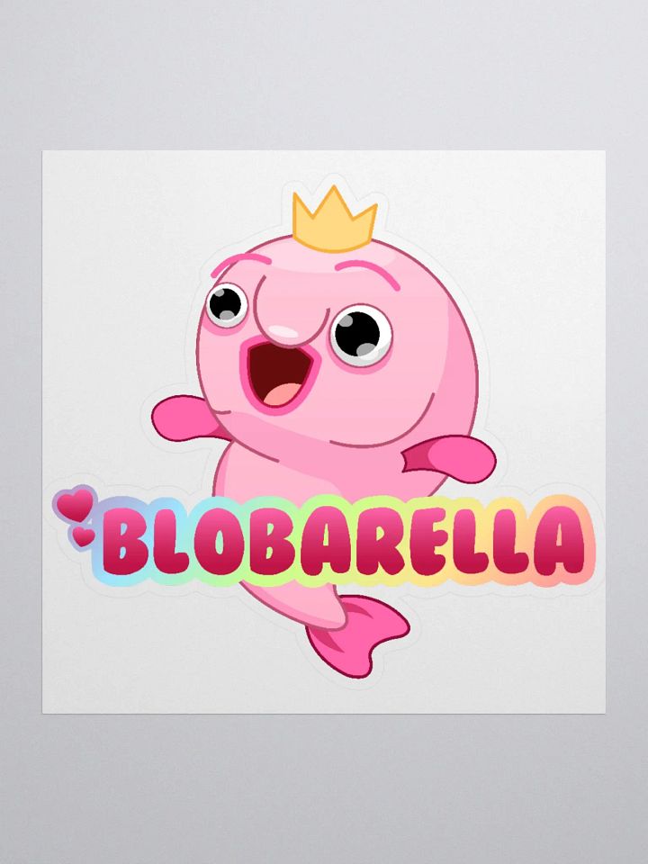 Blobarella Logo Sticker product image (1)