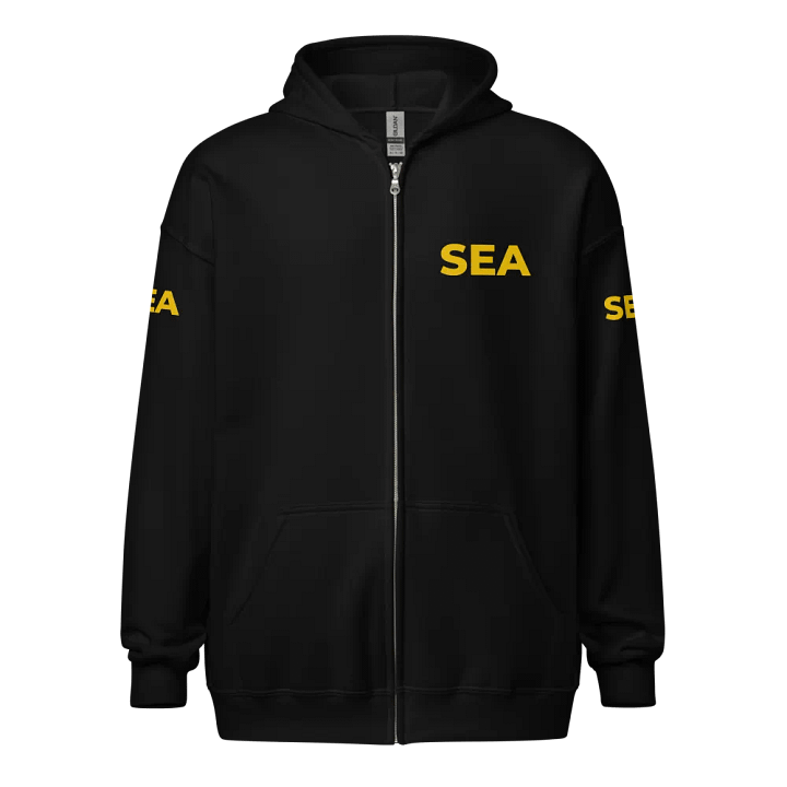 SEA - Zipped Hoodie (yellow) product image (1)