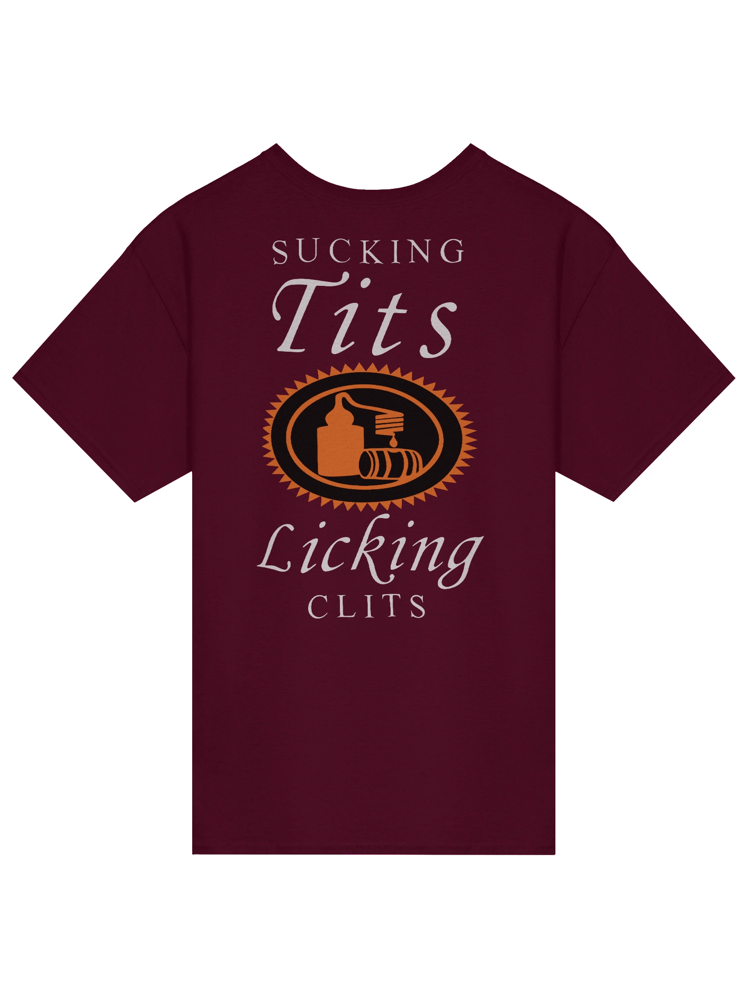 Sucking Tits & Licking Clits Shirt (Back Print) product image (2)