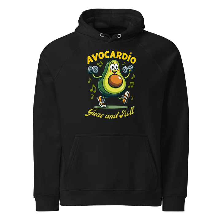 AVOCARDIO Unisex Eco Raglan Hoodie product image (1)