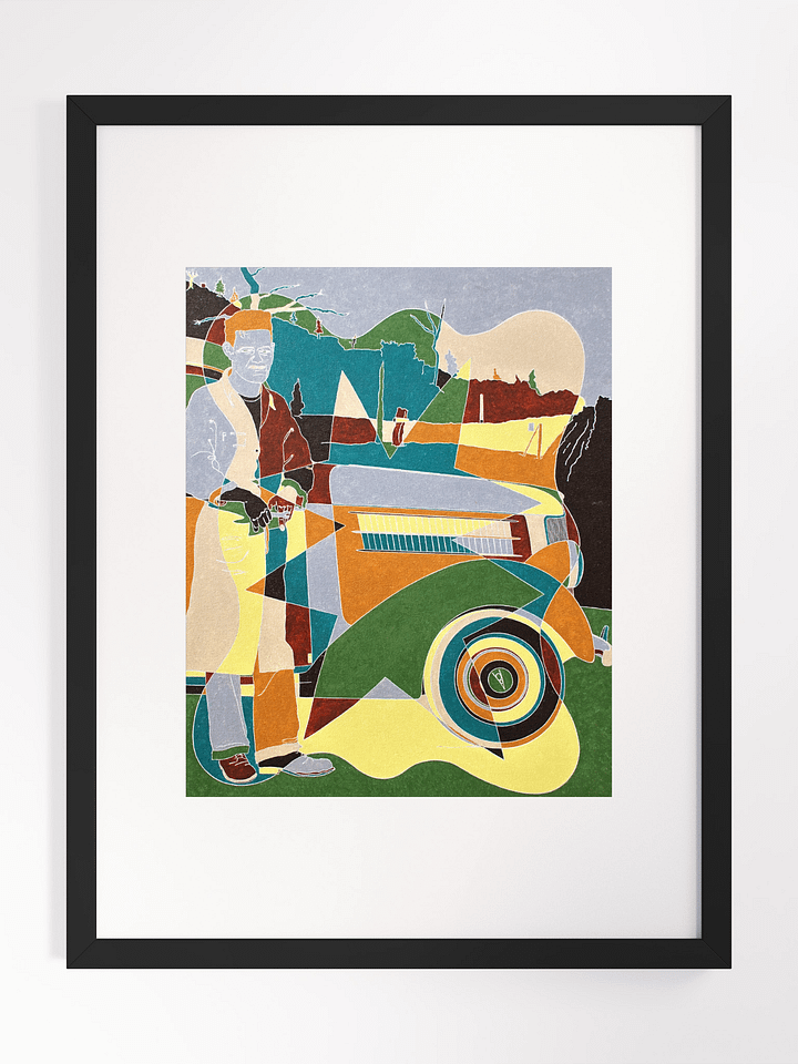 Pat's '36 Ford (2014) Print Framed product image (1)