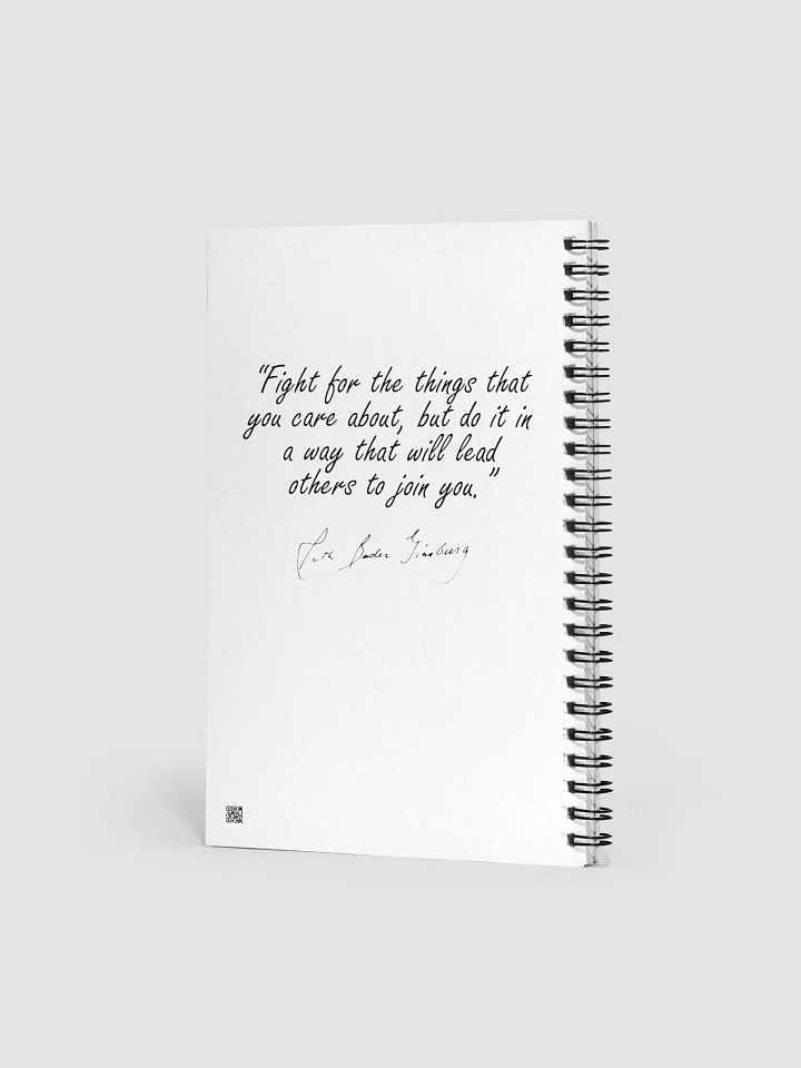 RBG Spiral Notebook product image (2)