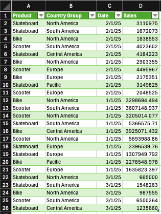 Template - How to combine multiple sheets in Excel product image (4)