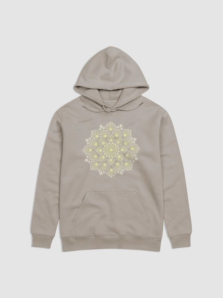 Yellow Dot Mandala Unisex Eco Hoodie product image (2)