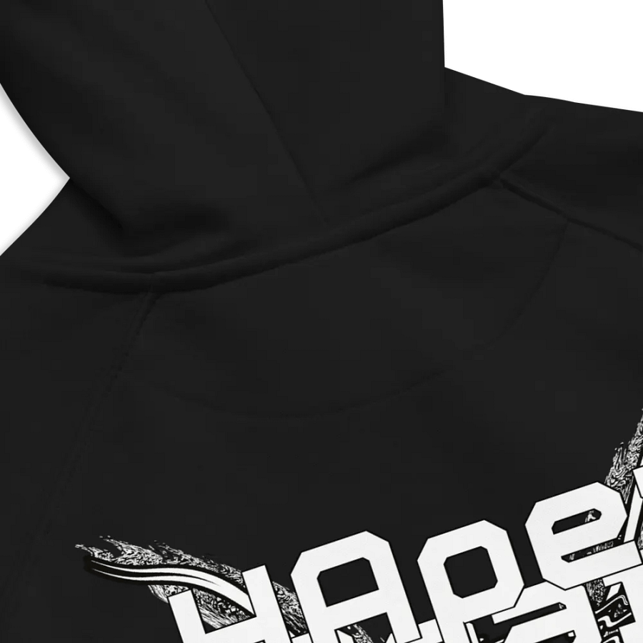 Unisex Eco Raglan Hoodie - White HApex Gear White Logo product image (10)