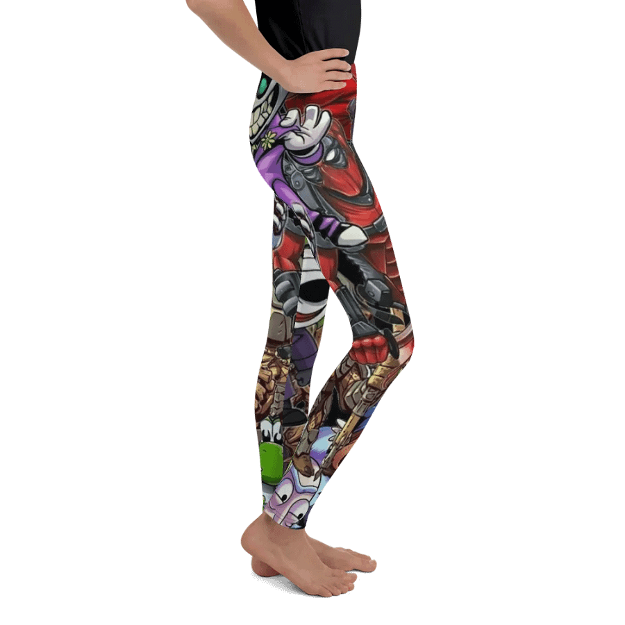 Kids Leggings – Villains Print for Edgy & Dramatic Style product image (10)