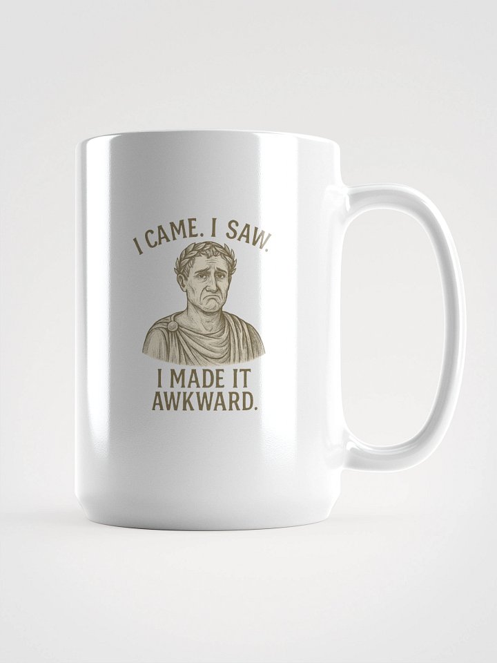 Roman Awkwardness White Glossy Mug product image (1)