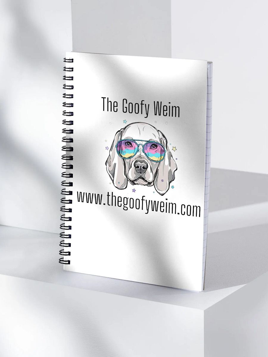 The Goofy Weim Logo Merch - Spiral Notebook product image (2)