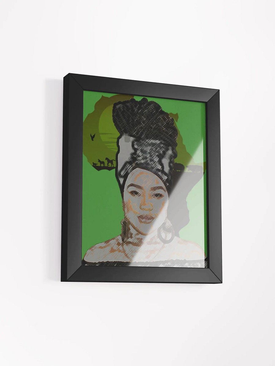 African Sunset Headwrap Matte Poster product image (2)