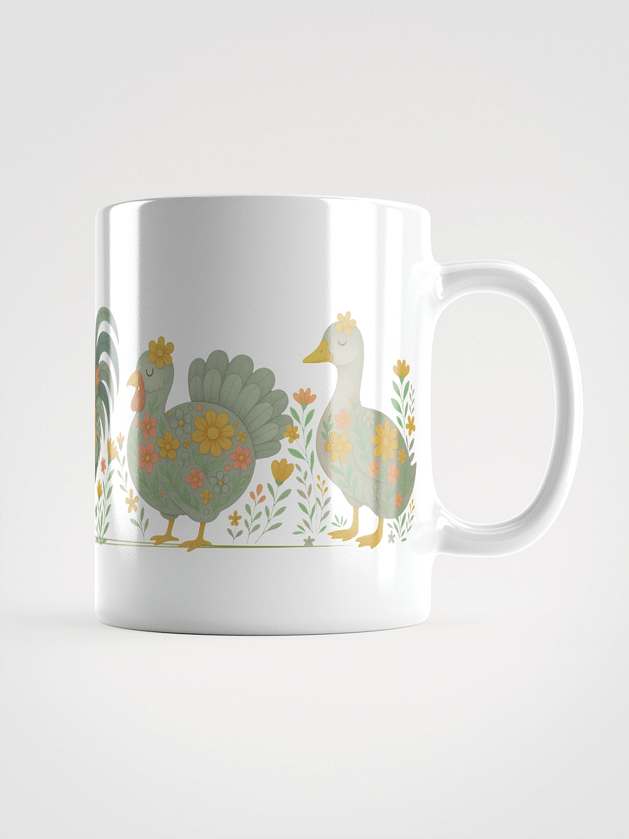 Mug Blanc - Ferme Fleurie Vintage Série 1 - Cadeau Original product image (1)