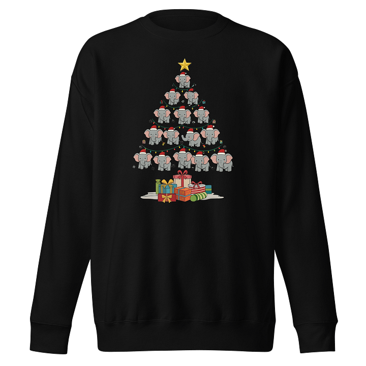 Santa Pachyderm Holiday Sweatshirt product image (2)