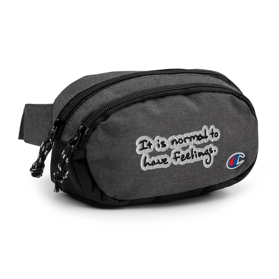 It is normal to have feelings. (bubble design) champion fanny pack product image (3)
