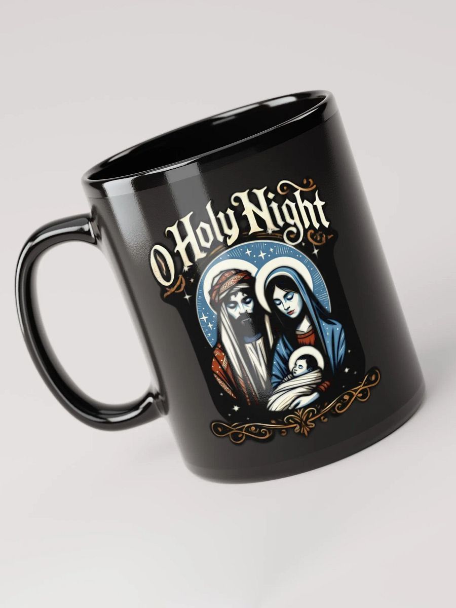 O Holy Night Glossy black Mug product image (6)