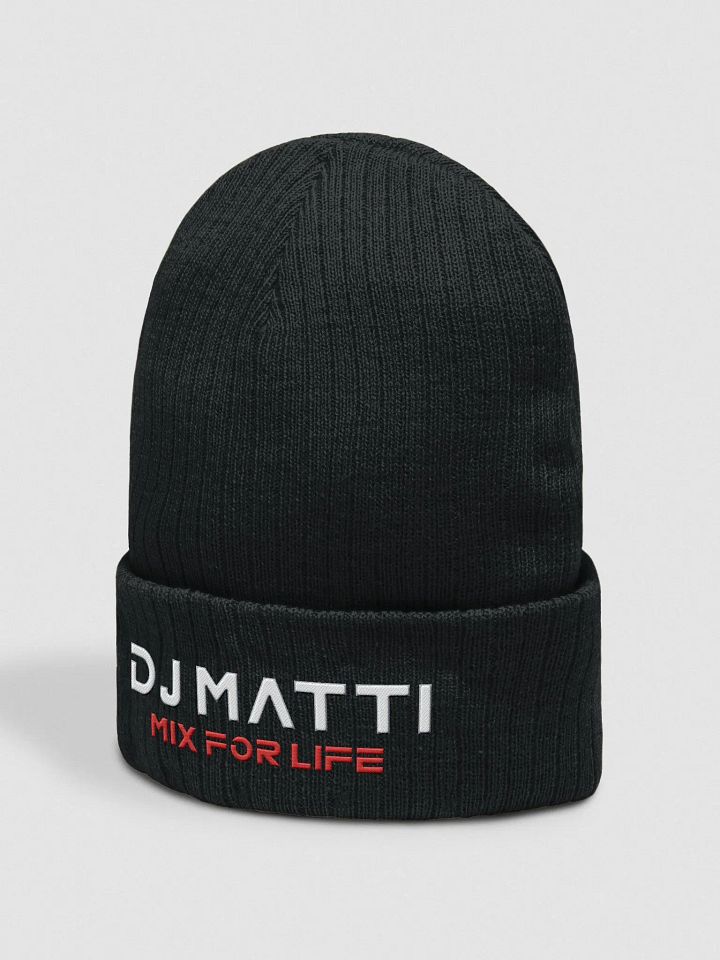 DJ Matti Ribbed Knit Beanie product image (3)