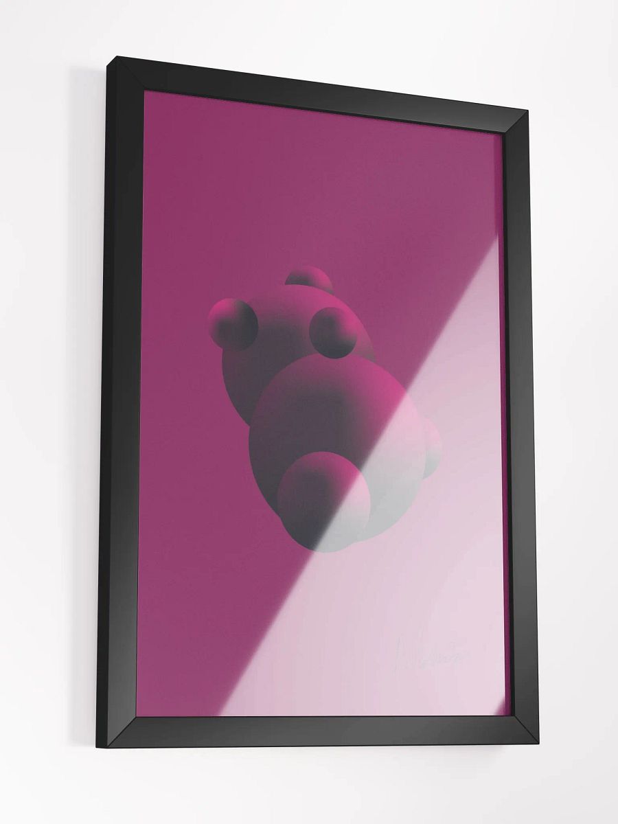 Purple Bear Framed Matte Poster product image (3)