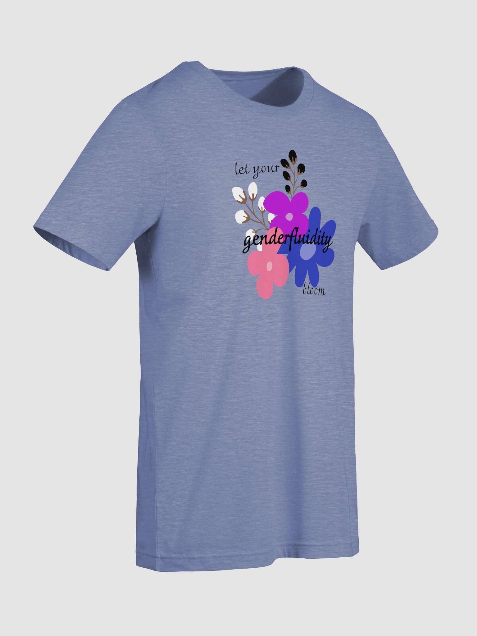 let your genderfluidity bloom t-shirt product image (9)