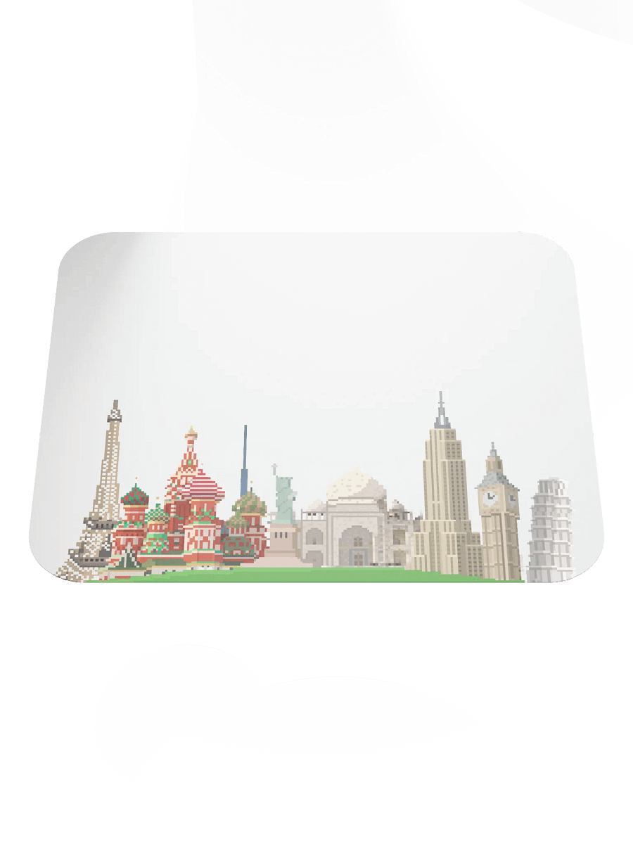 Pixelated Wonders Mouse Pad (light) product image (3)