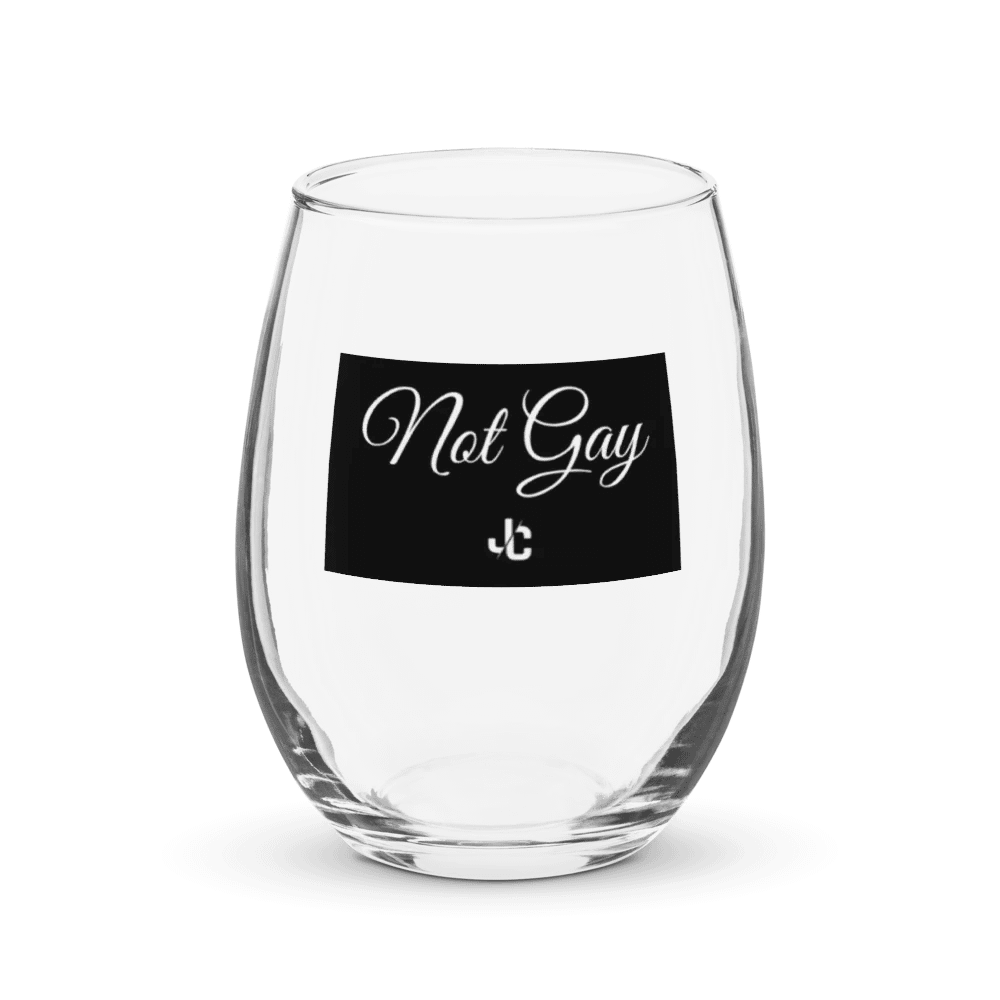 JC not gay glass product image (1)