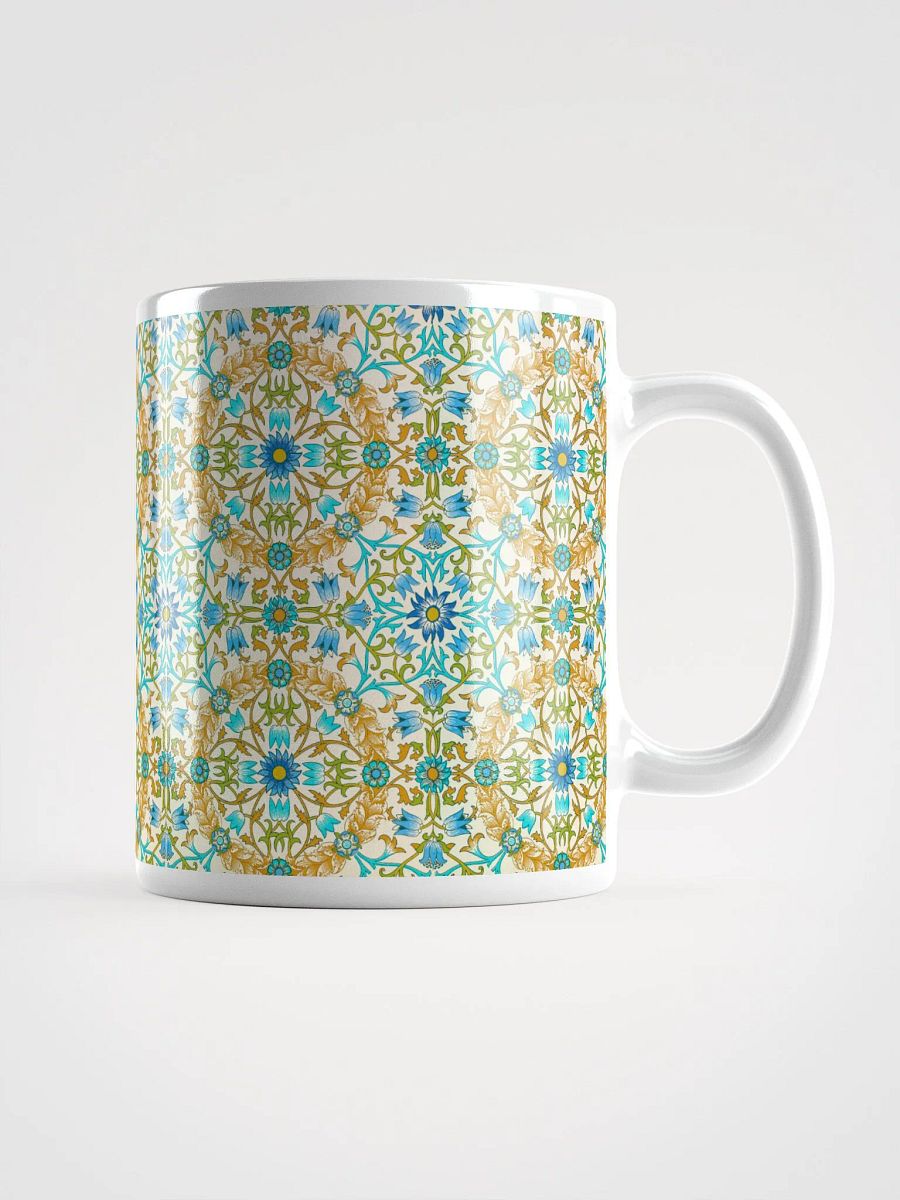 Vine Pattern White Glossy Mug product image (1)