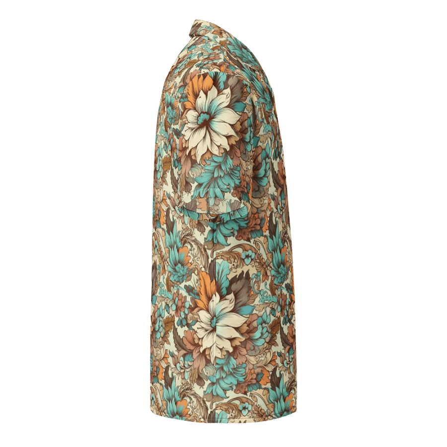 Art Nouveau Floral Pattern-Seamless Vintage Design Hawaiian Shirt product image (4)