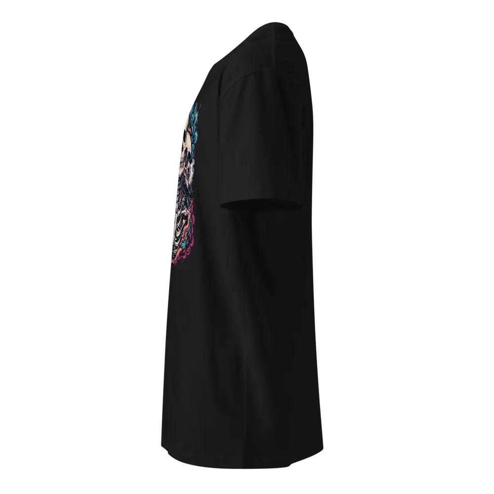 Smoking Weed Skull Trio Graphic Design Unisex Premium T-shirt product image (4)