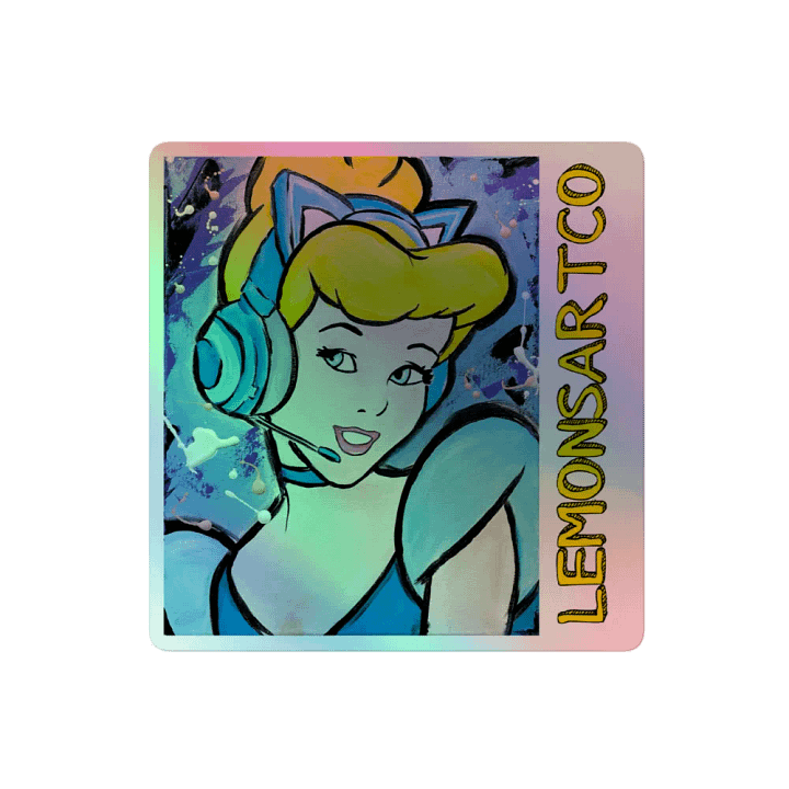 E-Girl Ella Holographic Sticker product image (2)