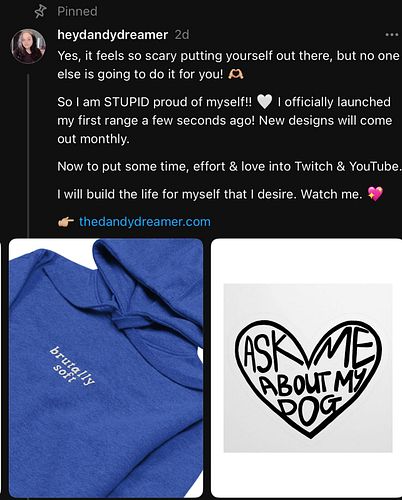 I woke up to my first order!! 🥳

I am so grateful for the community I’ve built and hoping to spread kindness as long as I can...