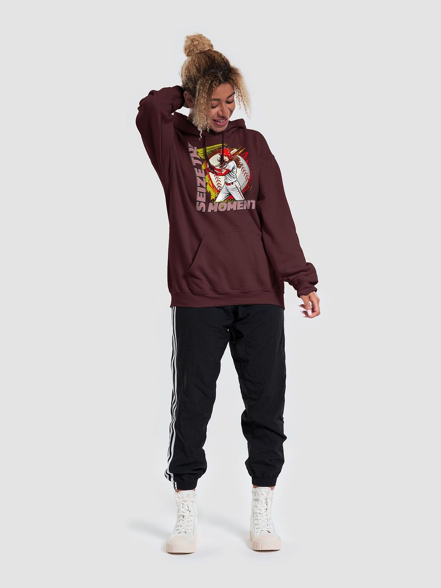 Seize the Moment Baseball Female Hoodie product image (15)