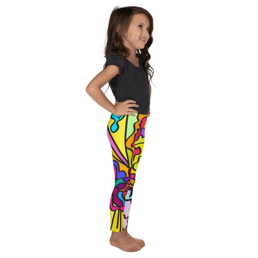 Energize in Color Kids Leggings - Wave at Sunset product image (5)