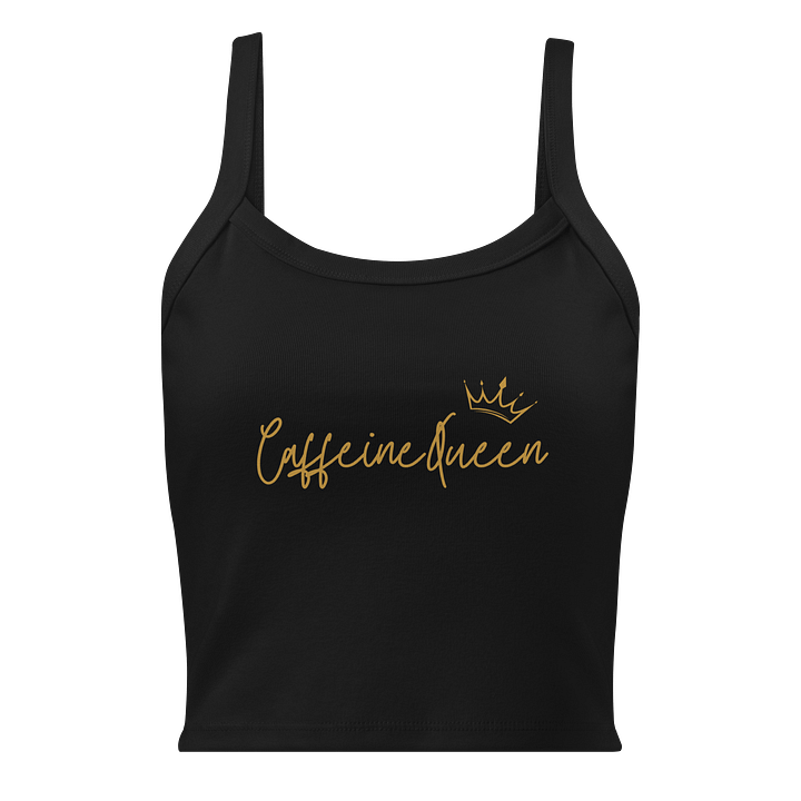 Caffeine Queen Ribbed Tank Top product image (1)