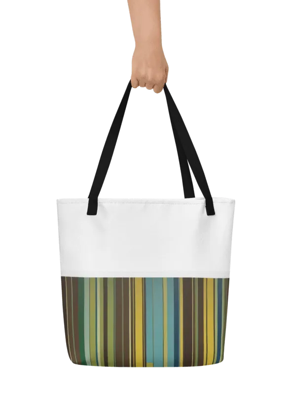 Harmony Stripes Large Tote Bag product image (1)