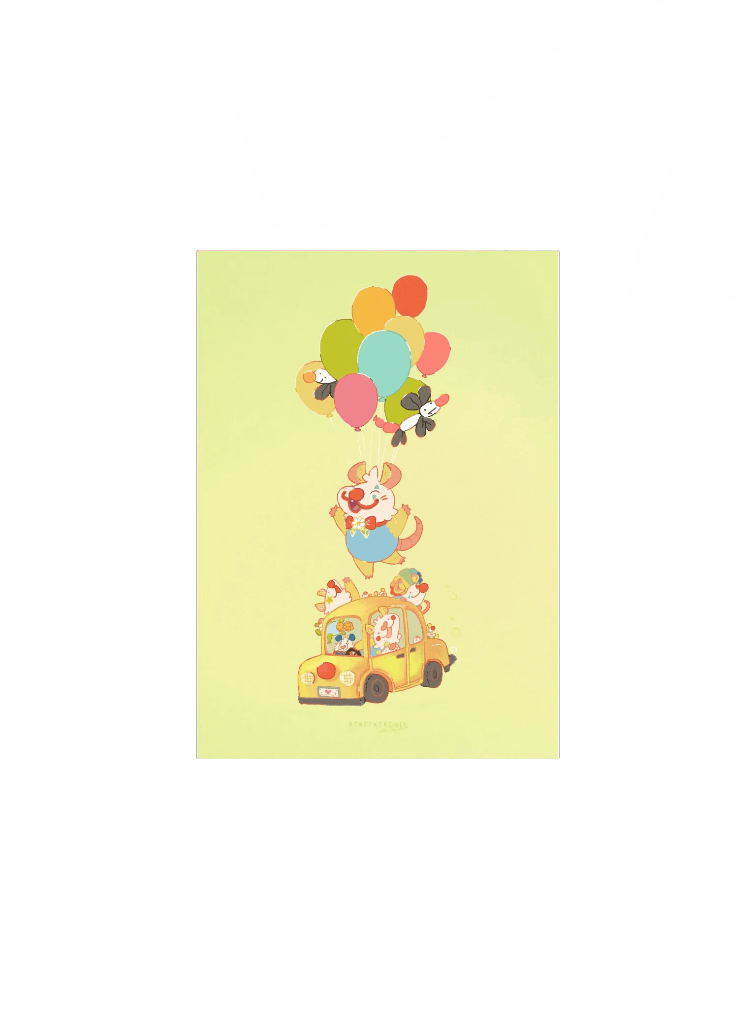 Clown Possum Print product image (2)